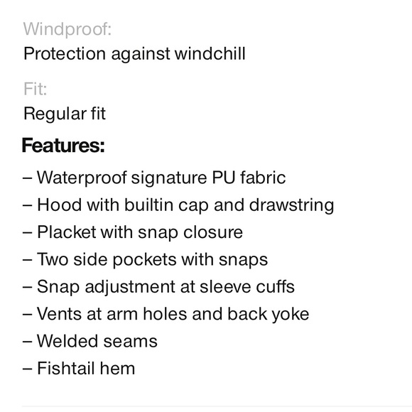 Rains Unisex Rain Coat in color Sand, Size Medium, NWT - Picture 7 of 8